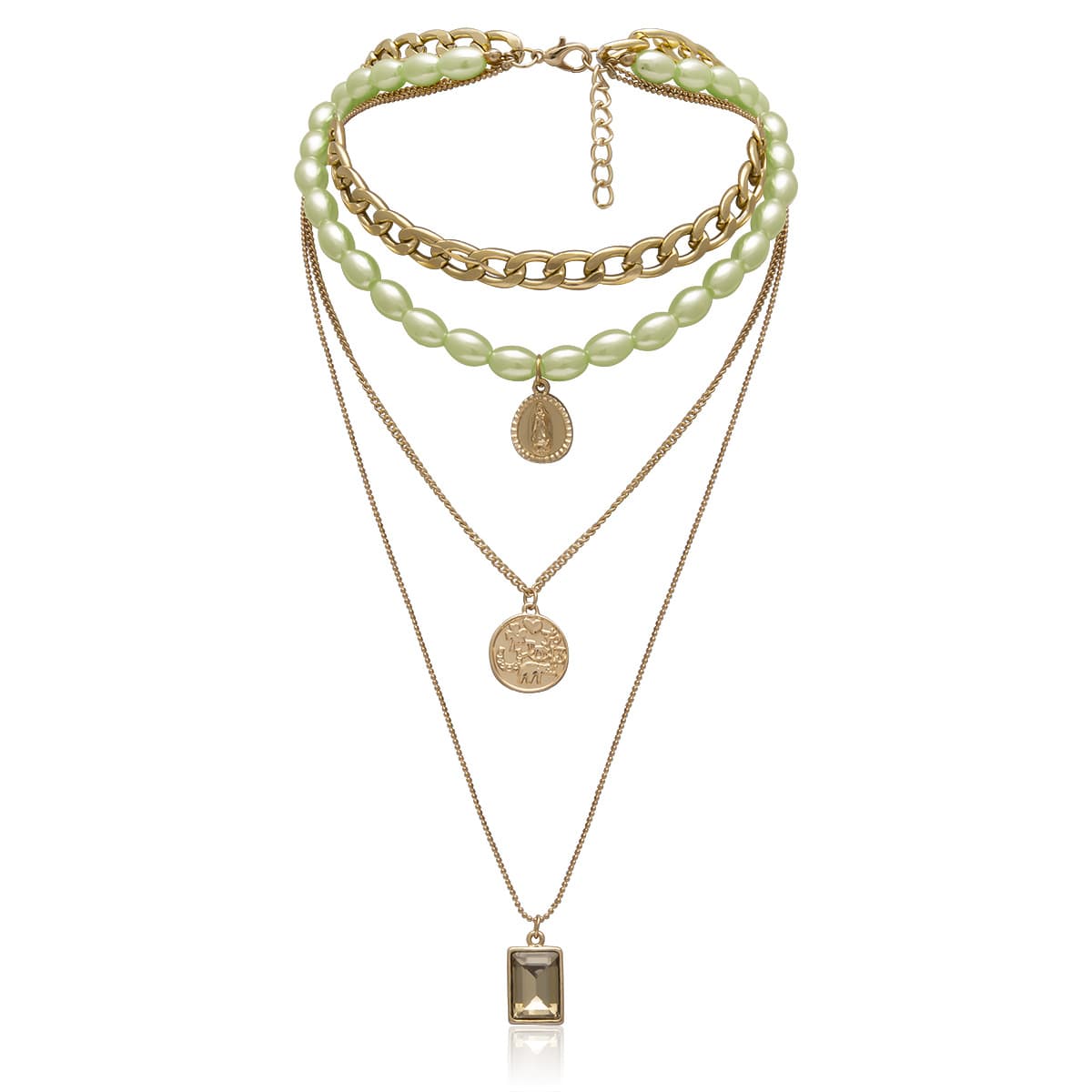 Retro Portrait Jewelry Chain Necklace für Frauen