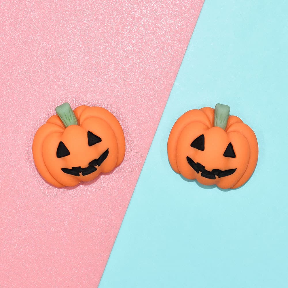 Resin Wansheng Flat Pumpkin Diy Cream Glue Phone Case Stickers