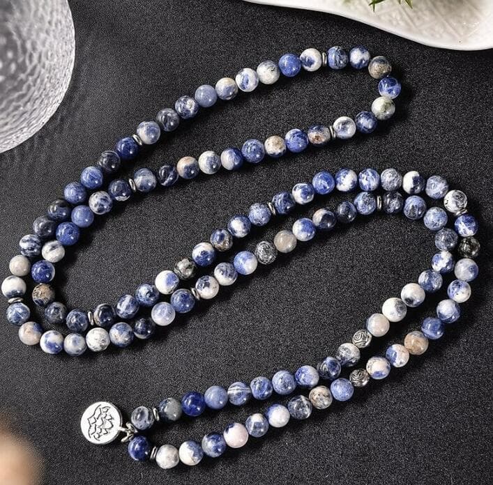 Natürlicher Steinperlenschmuck-Halskette